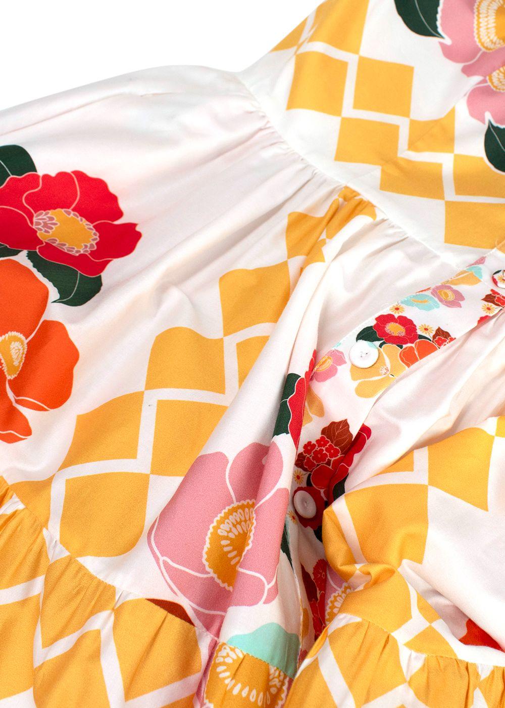 Borgo De Nor Floral Jimena Cotton Maxi Dress