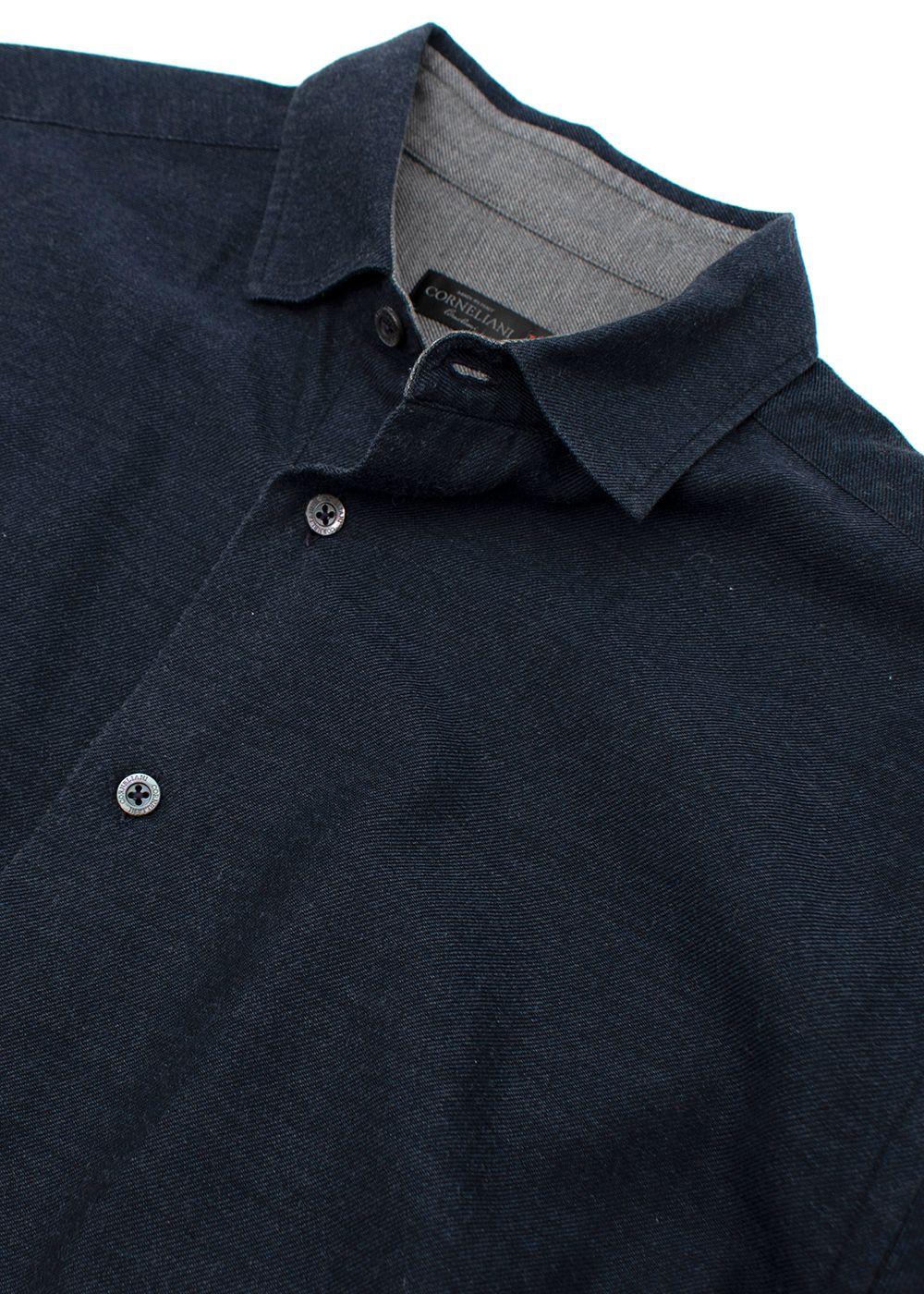 ID Navy Cotton Shirt