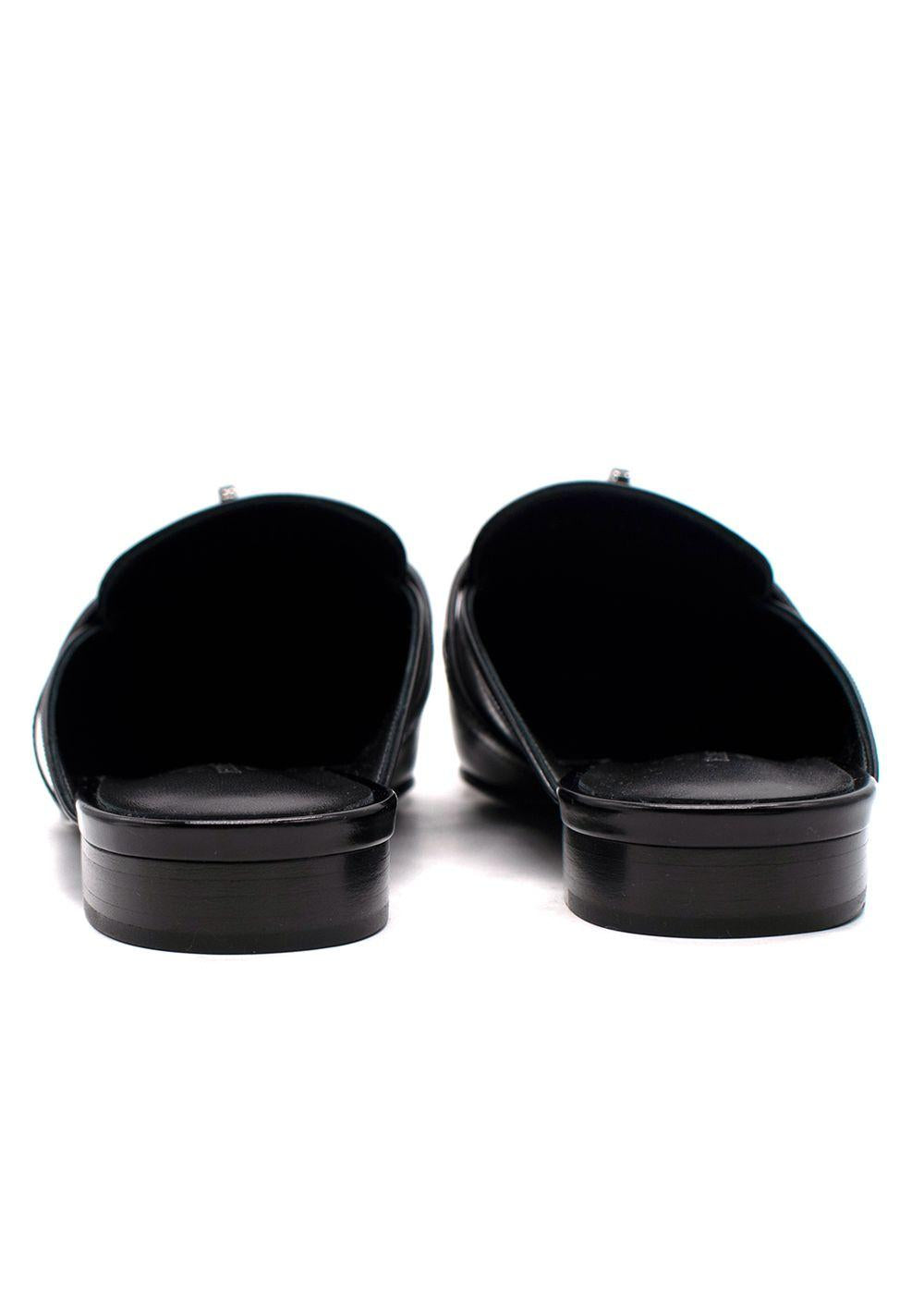 Hermes Noir Oz Mule