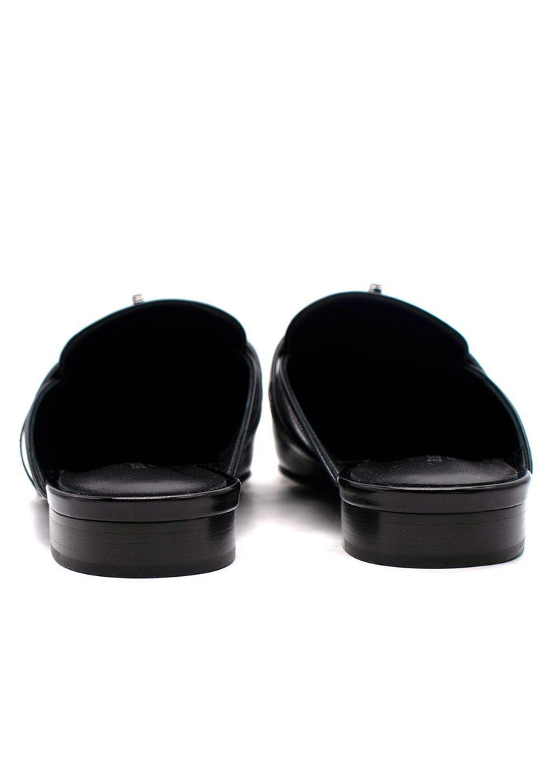 Hermes Noir Oz Mule