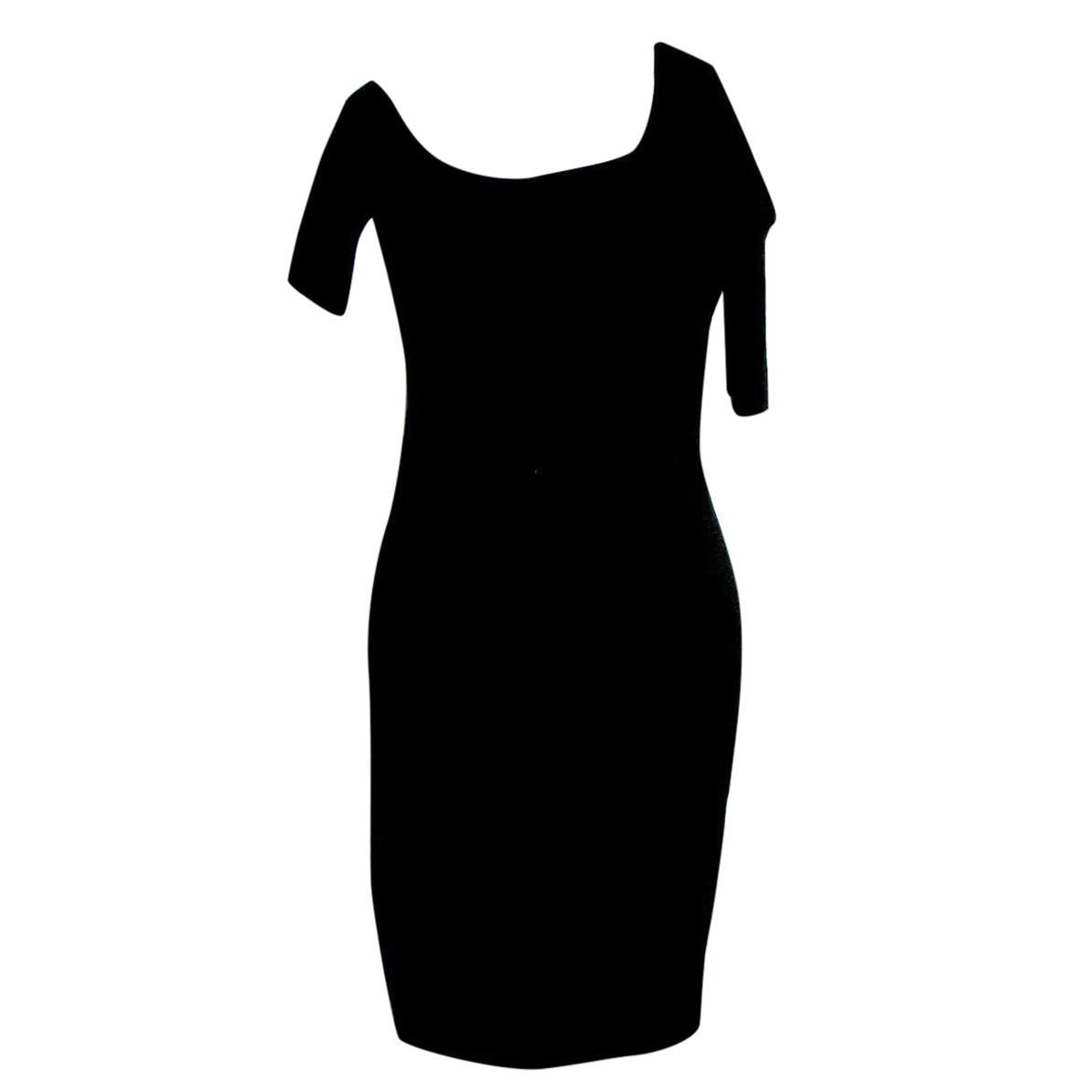Helmut Lang shoulder bodycon dress