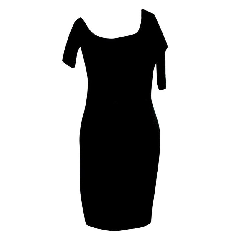 Helmut Lang shoulder bodycon dress