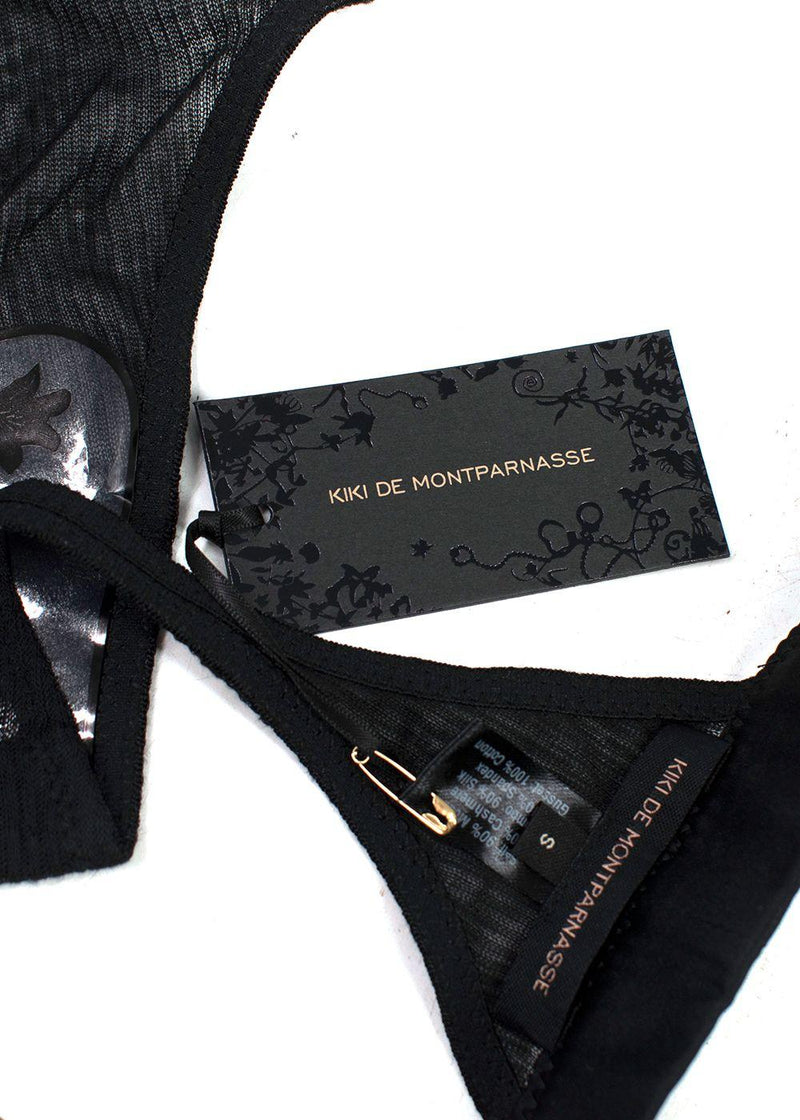 Kiki De Montparnasse Black Lingerie Set