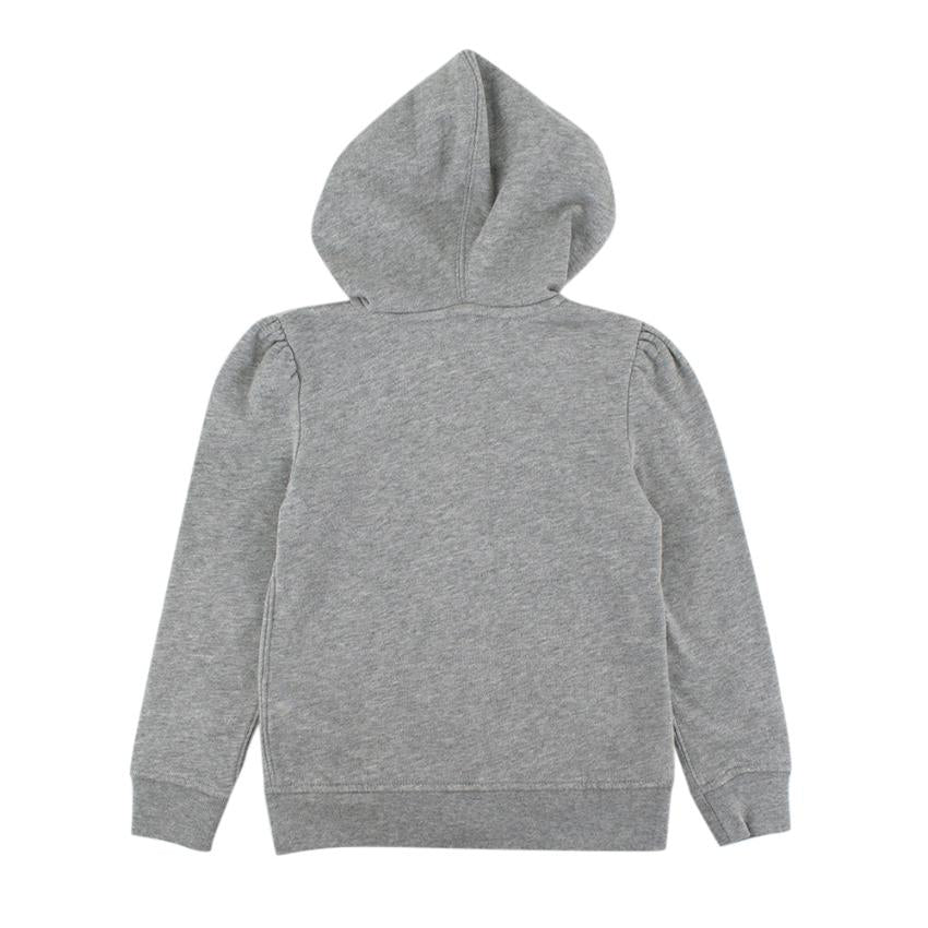 Polo Ralph Lauren Grey Cotton Pony Logo Hoodie