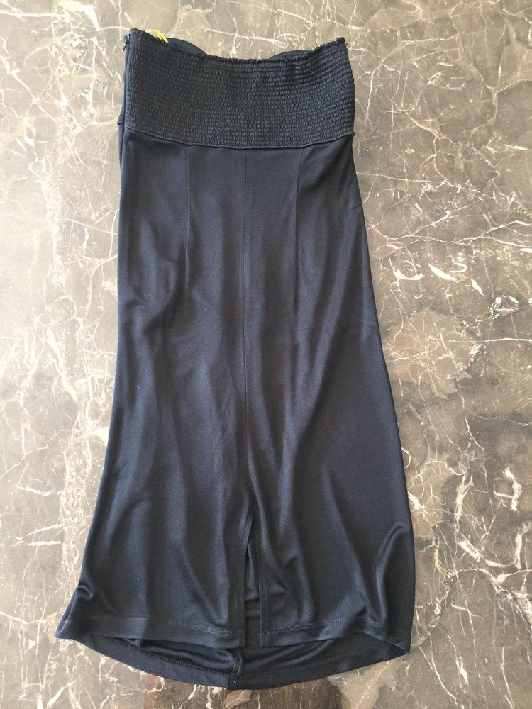 Catherine Malandrino Black Strapless Jersey Dress