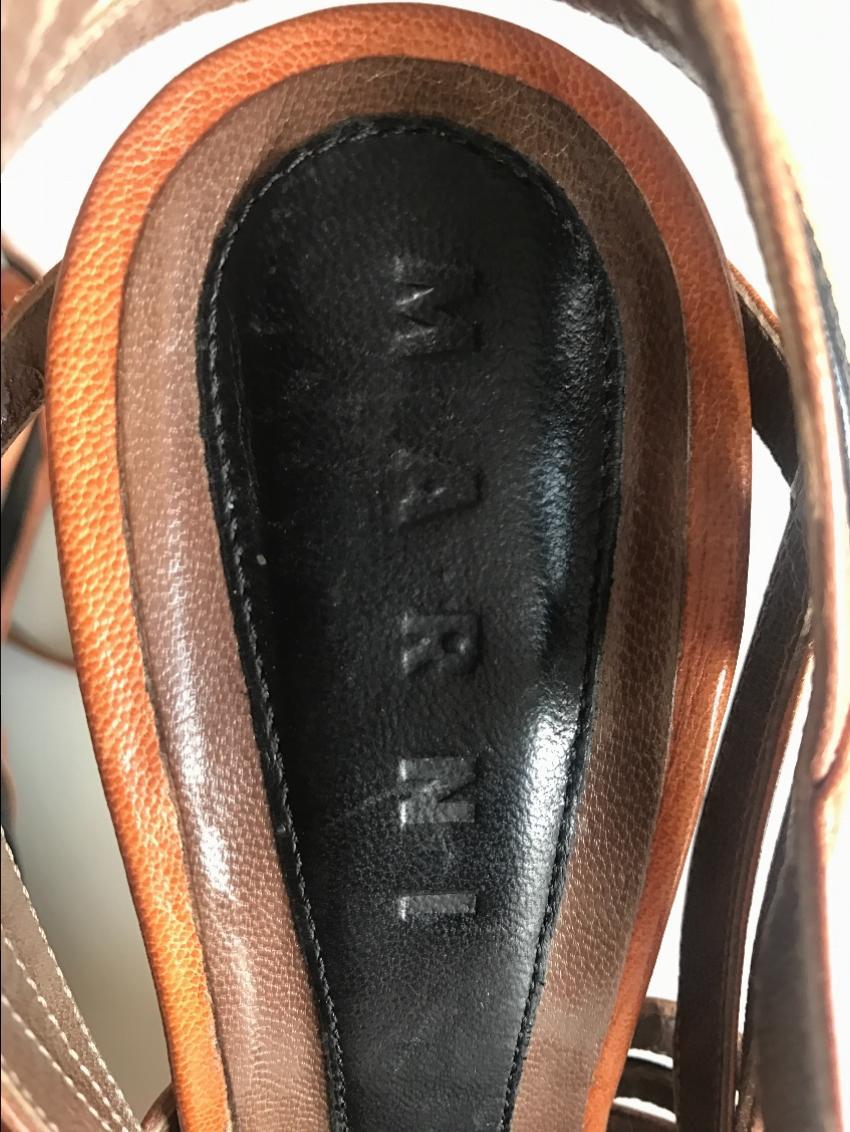 Marni Leather Platform Pumps