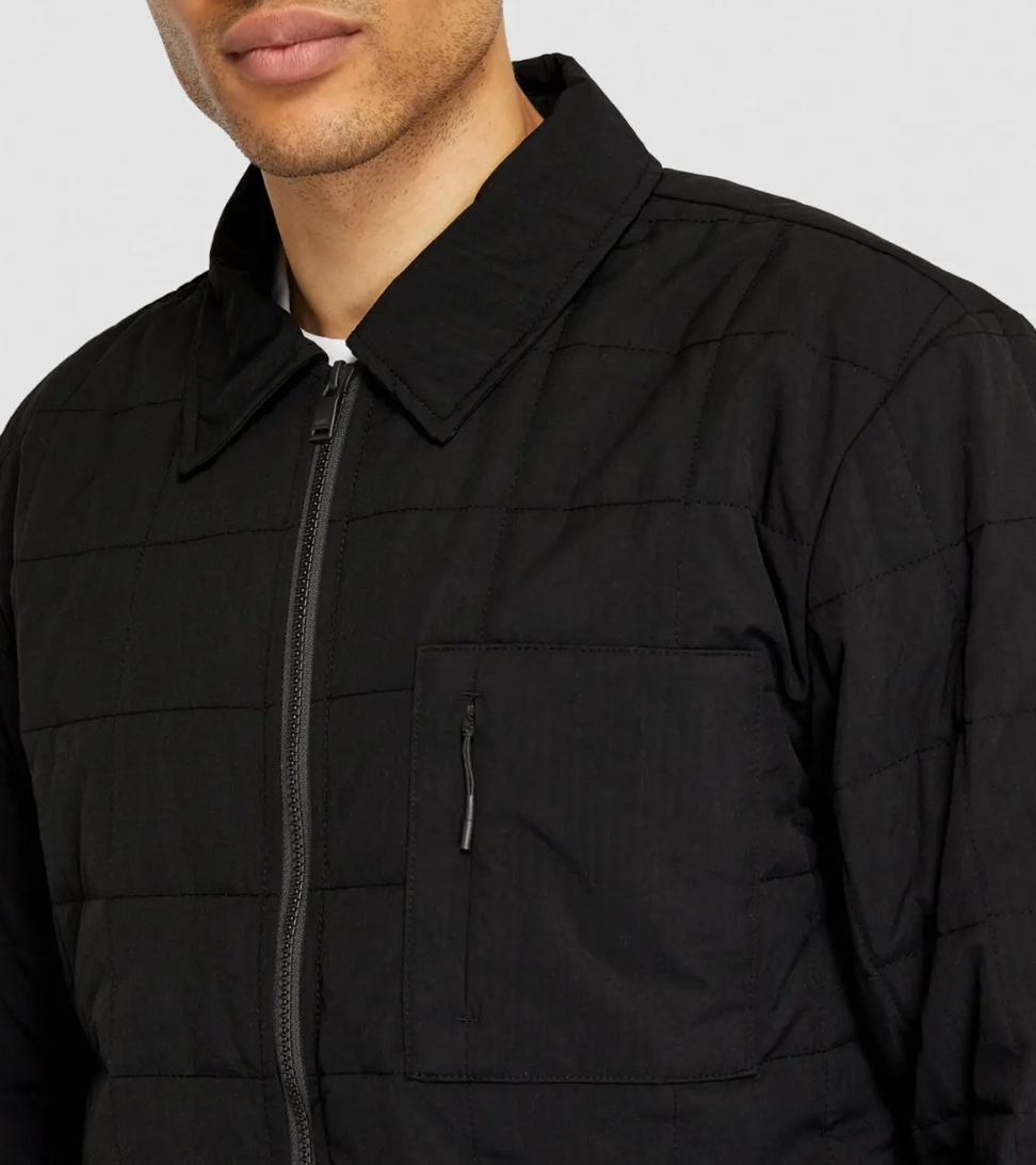 Rains Quilted Zip-up Jacket