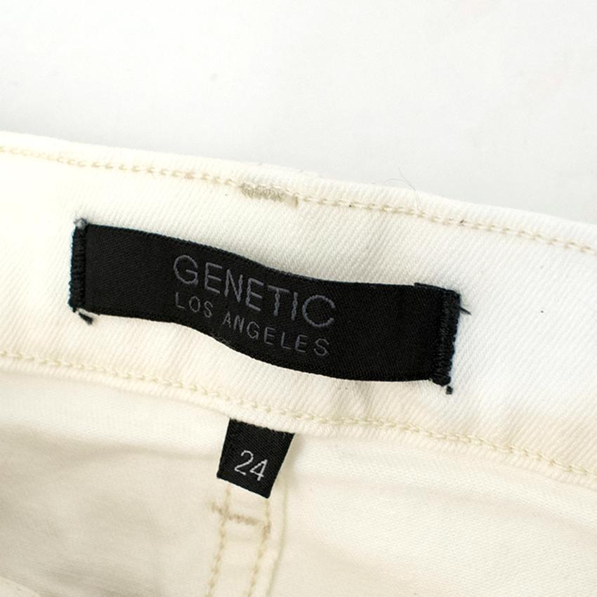 Genetic White Distressed Jeans