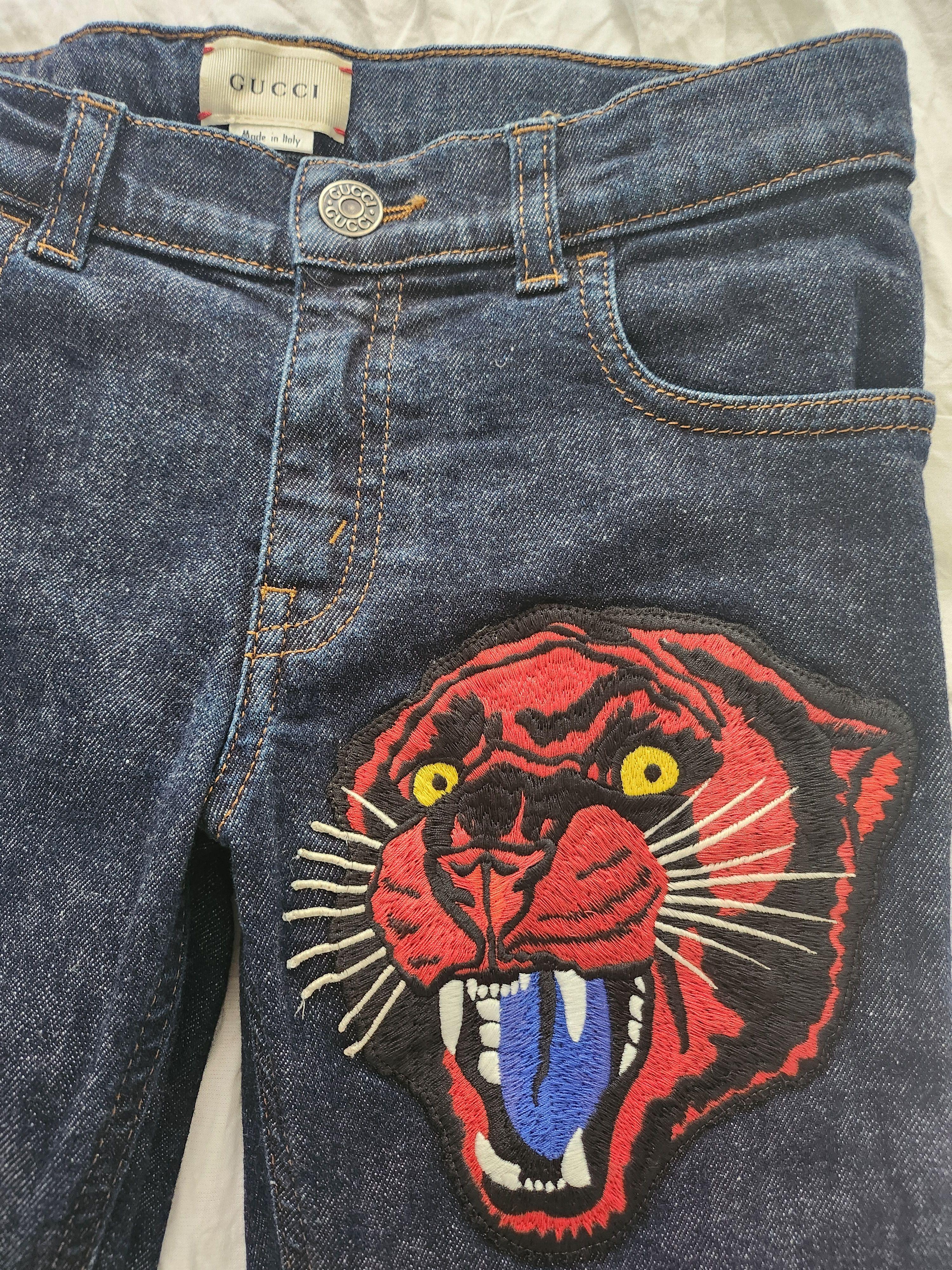 Gucci Applique Denim Jeans Age 8