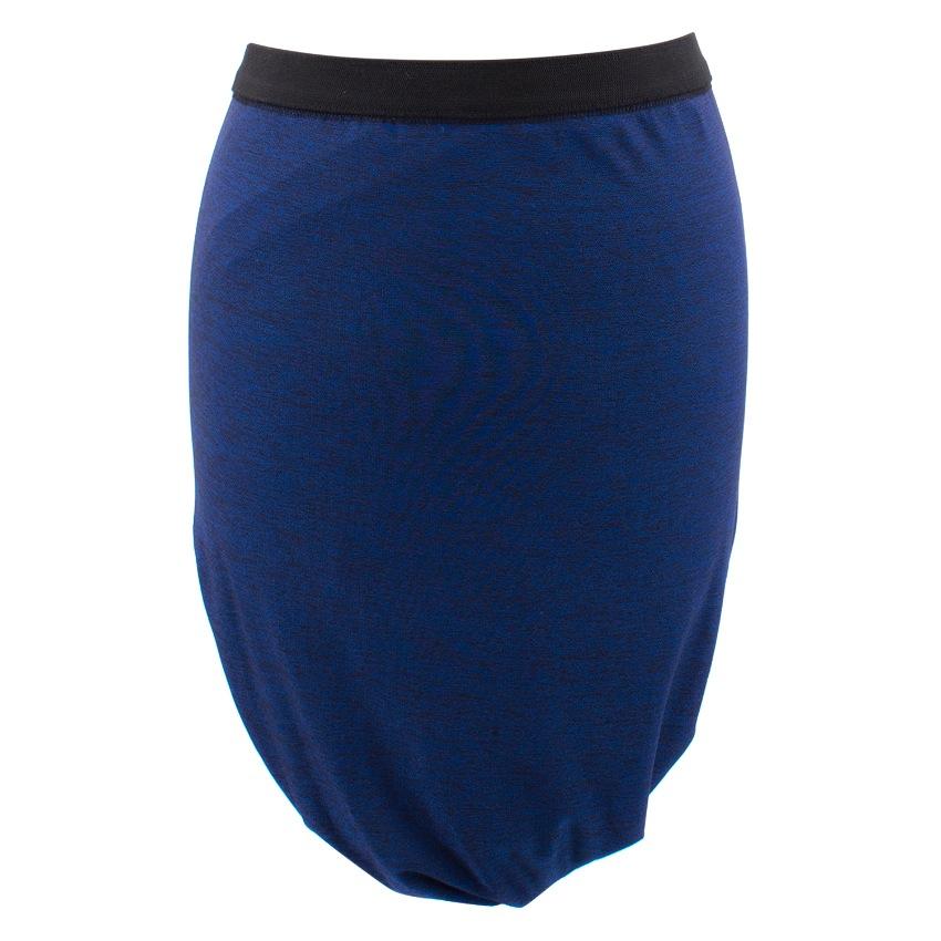 T by Alexander WangSet of two draped & fitted skirts in blue and black