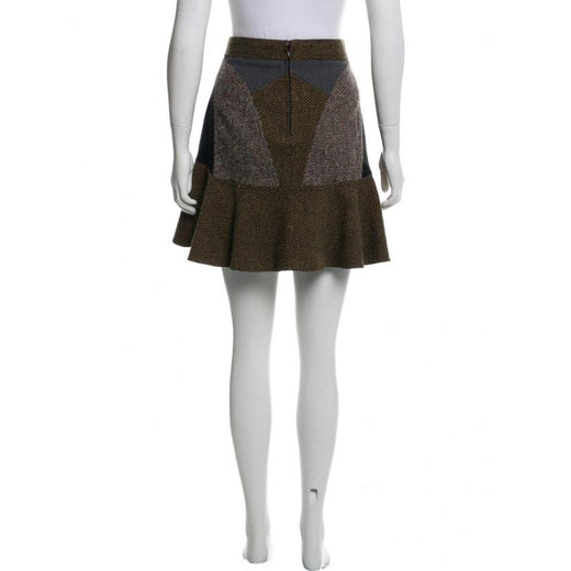 Stella McCartney Patti Tweed Flounce Mini Skirt