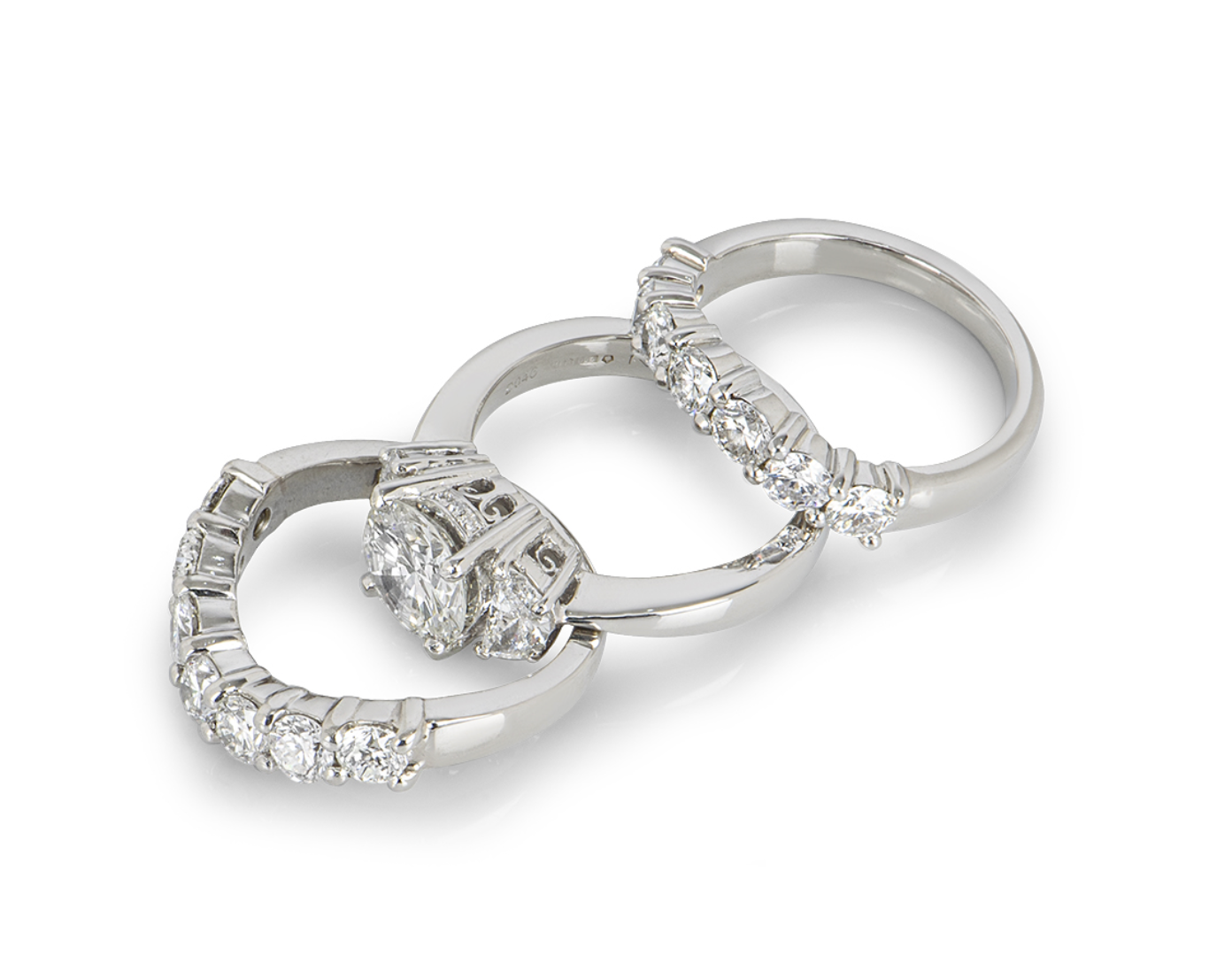 Platinum Diamond Bridal Set