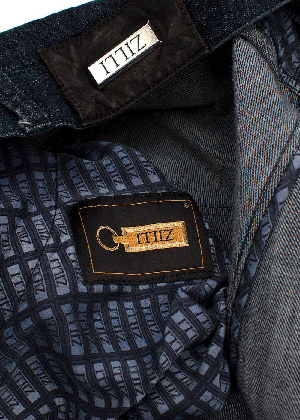 indigo-wash denim classic-fit jeans