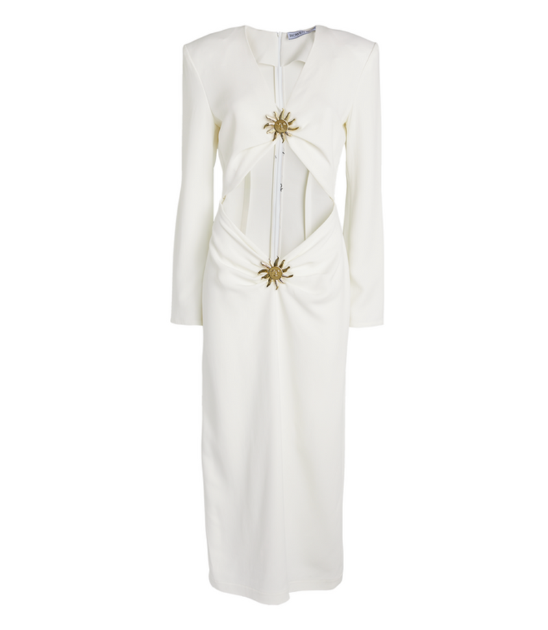 Rowen Rose Maxi Dress With Sun Jewels