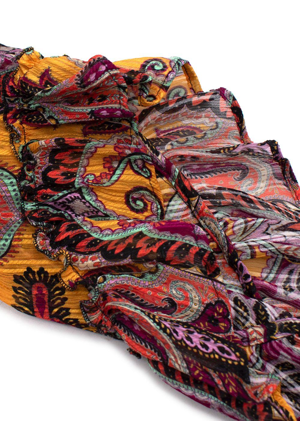 Etro Multi Coloured Floral Silk Blouse