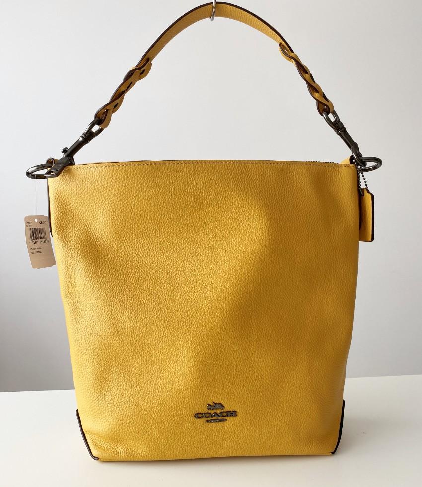 Coach Honey Leather Abby Duffle Bag