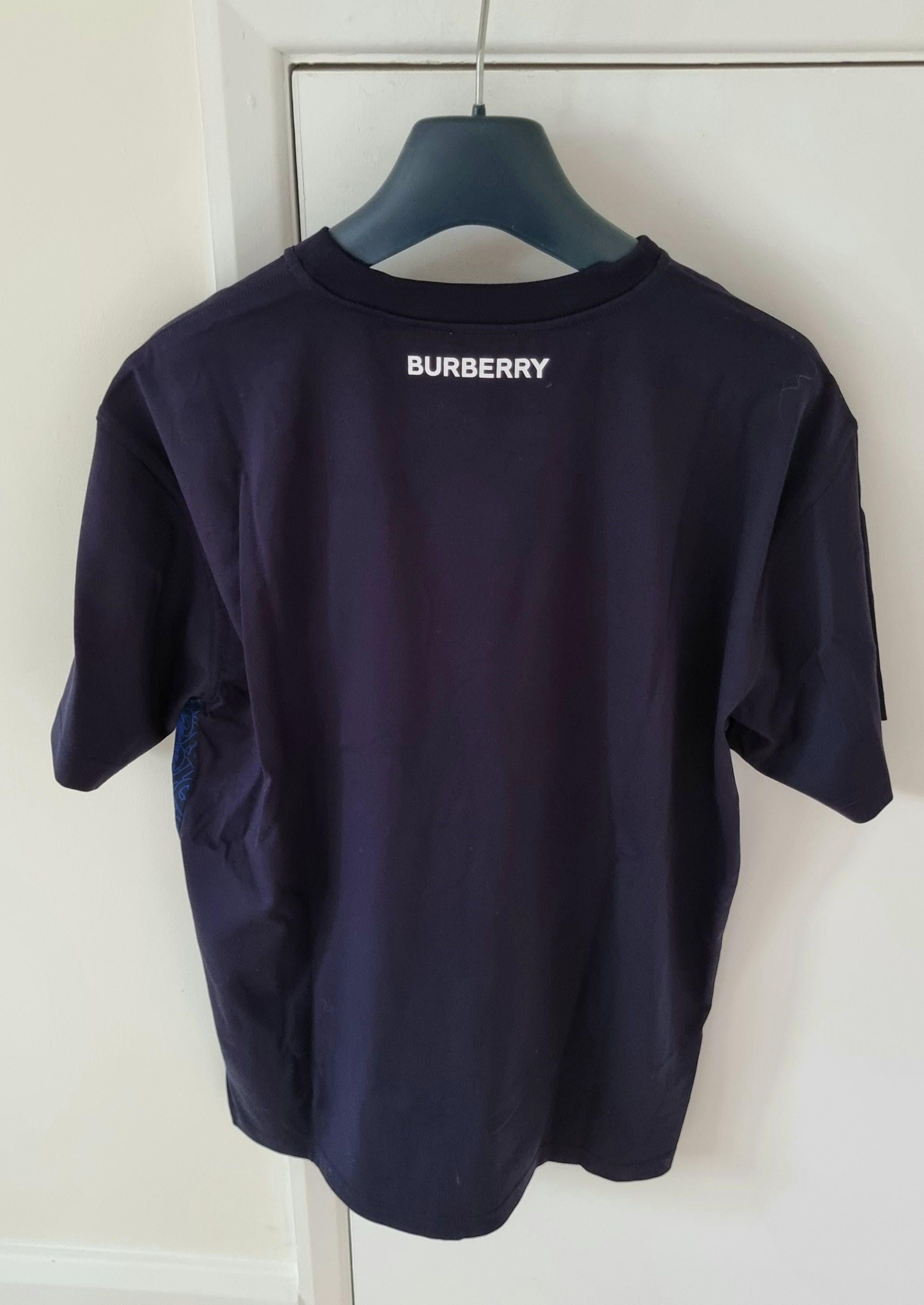 TB Striped Navy Blue Cotton T-Shirt
