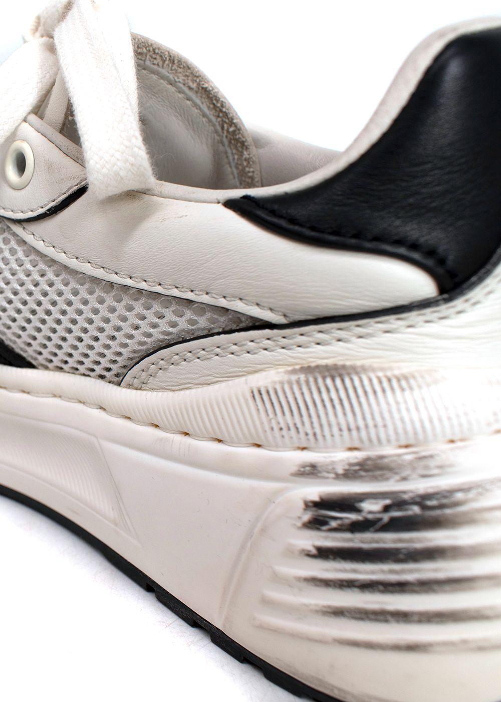 Bottega Chunky Black & White Sneakers