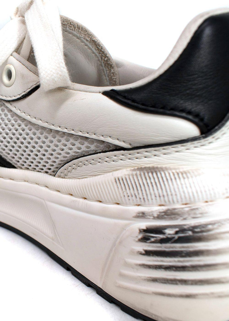 Bottega Chunky Black & White Sneakers