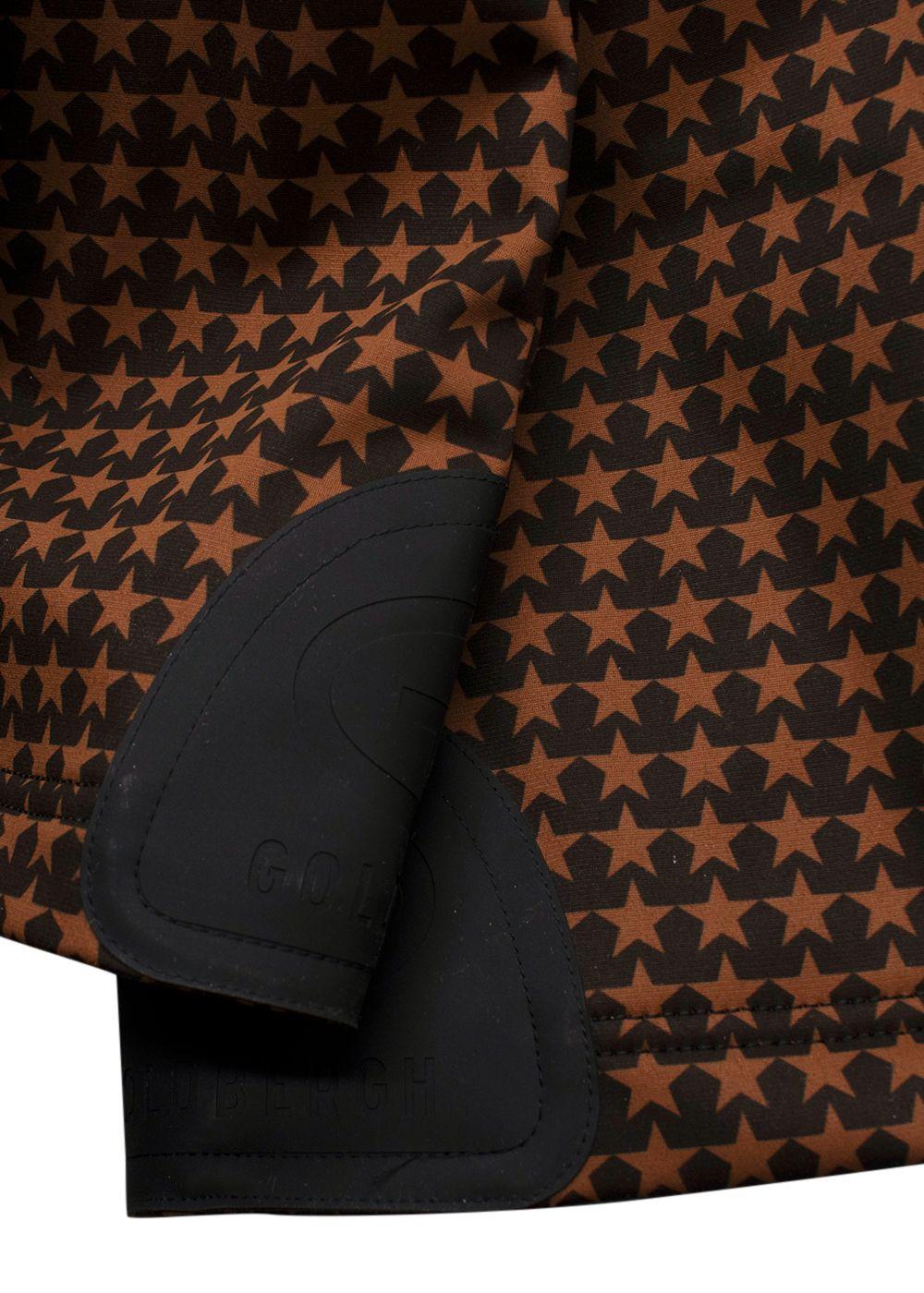 Goldbergh Brown Starstruck Printed Ski Suit