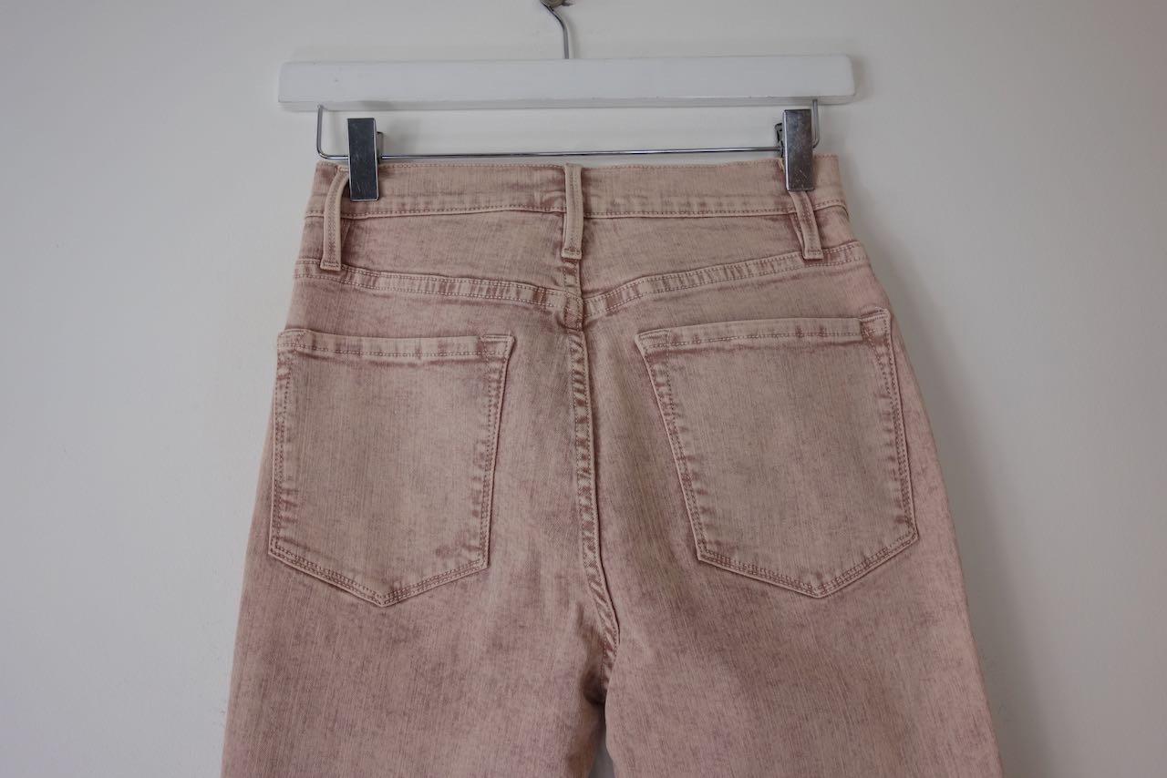 Ali High Rise Blush Cigarette Jeans