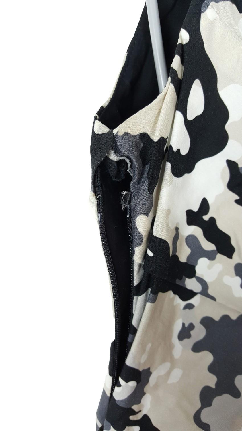 MSGM camo sleeveless dress