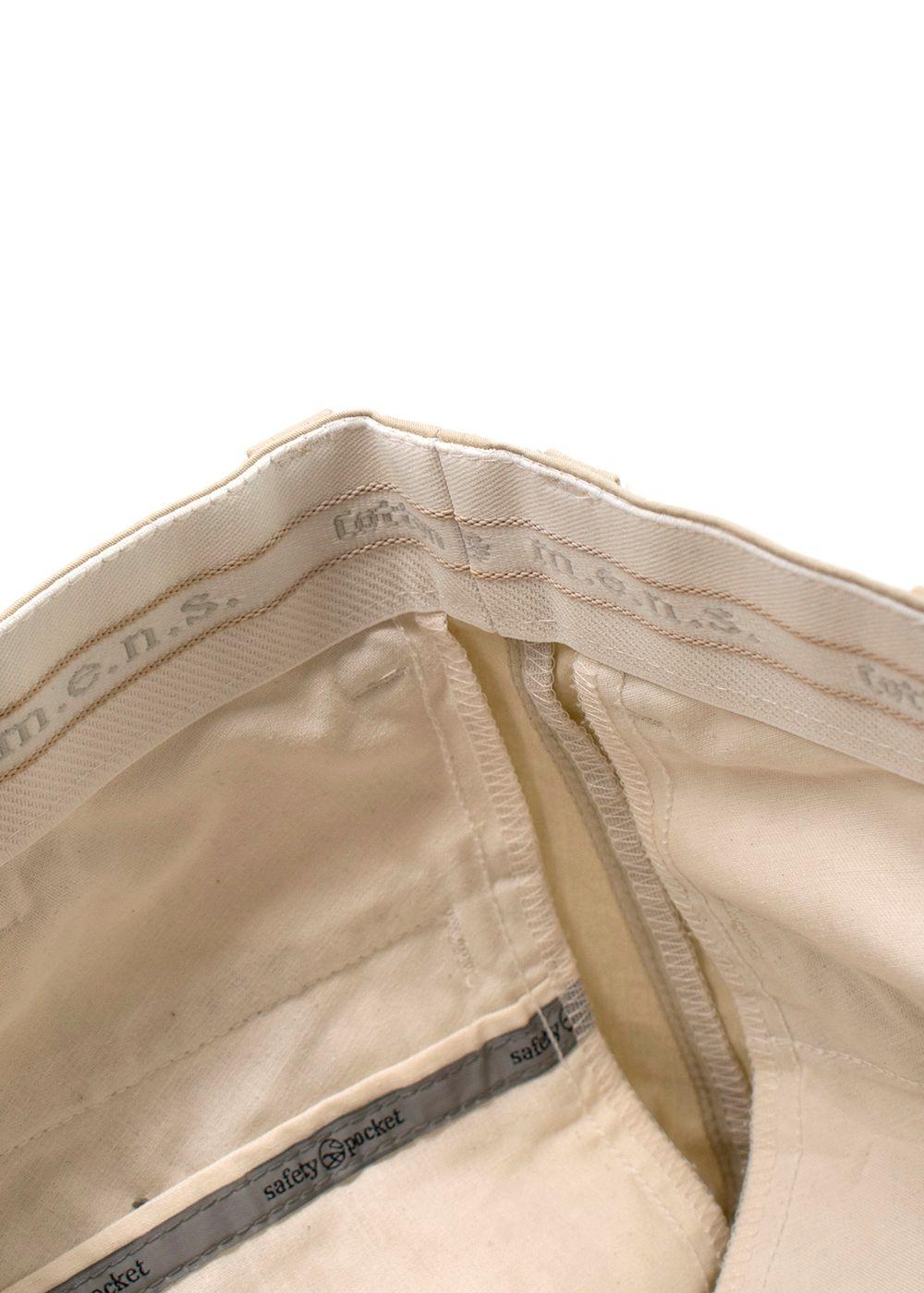 M.E.N.S Beige Hawaii Tailored Shorts