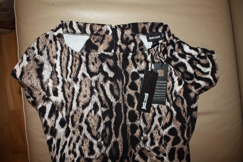 Just Cavalli leopard-print stretch top