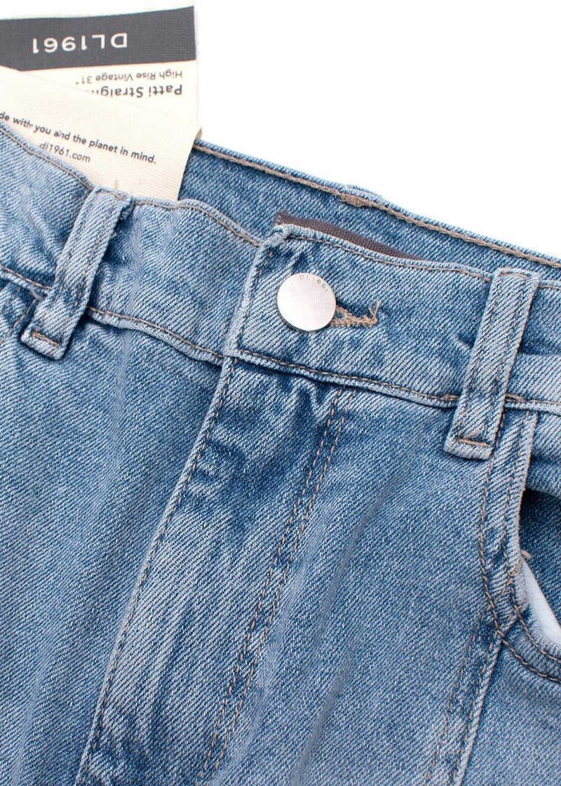 Vintage wash denim Patti straight leg jeans