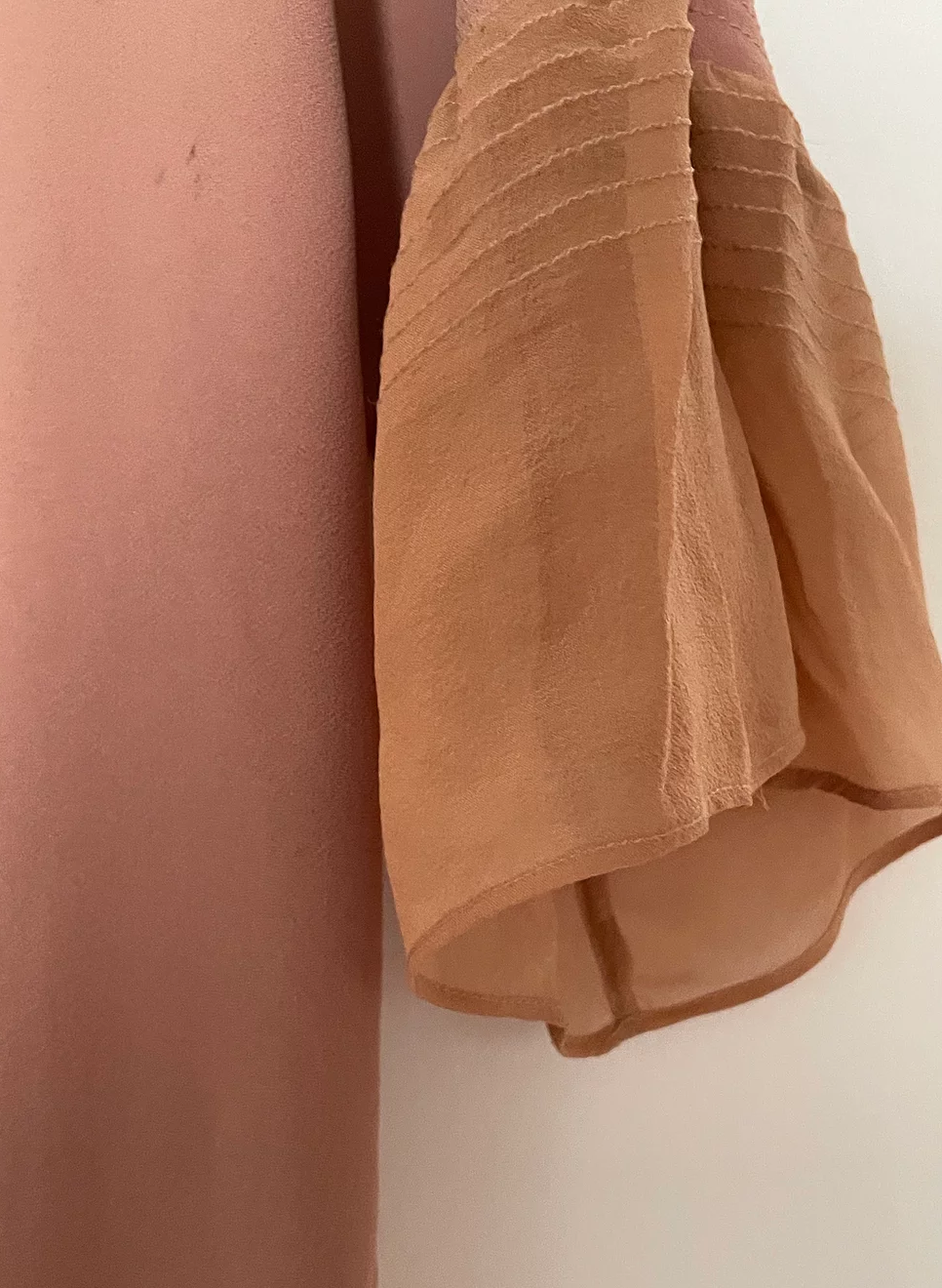 Elisabetta Franchi Crepe Chiffon Sleeve Dress