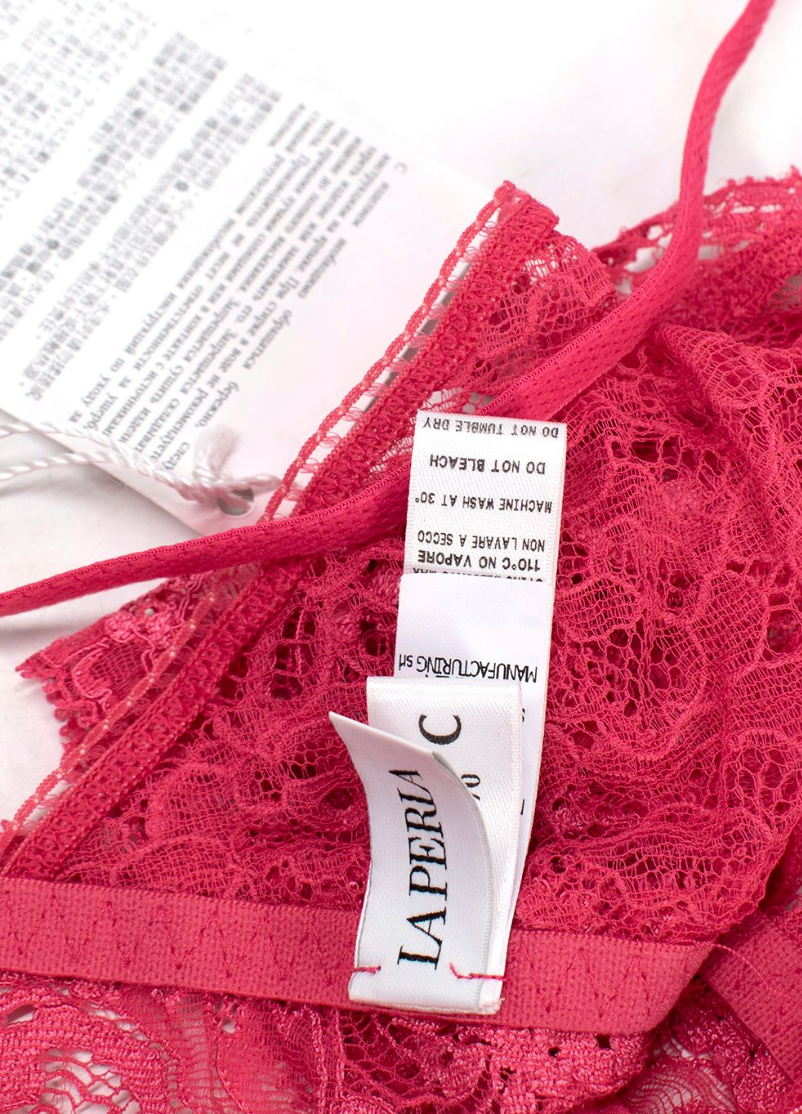 La Perla Pink Lace Bralette (32C)