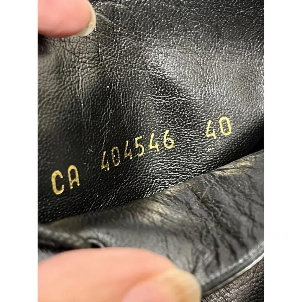 Saint Laurent Babies 90 Black Leather Ankle Boots