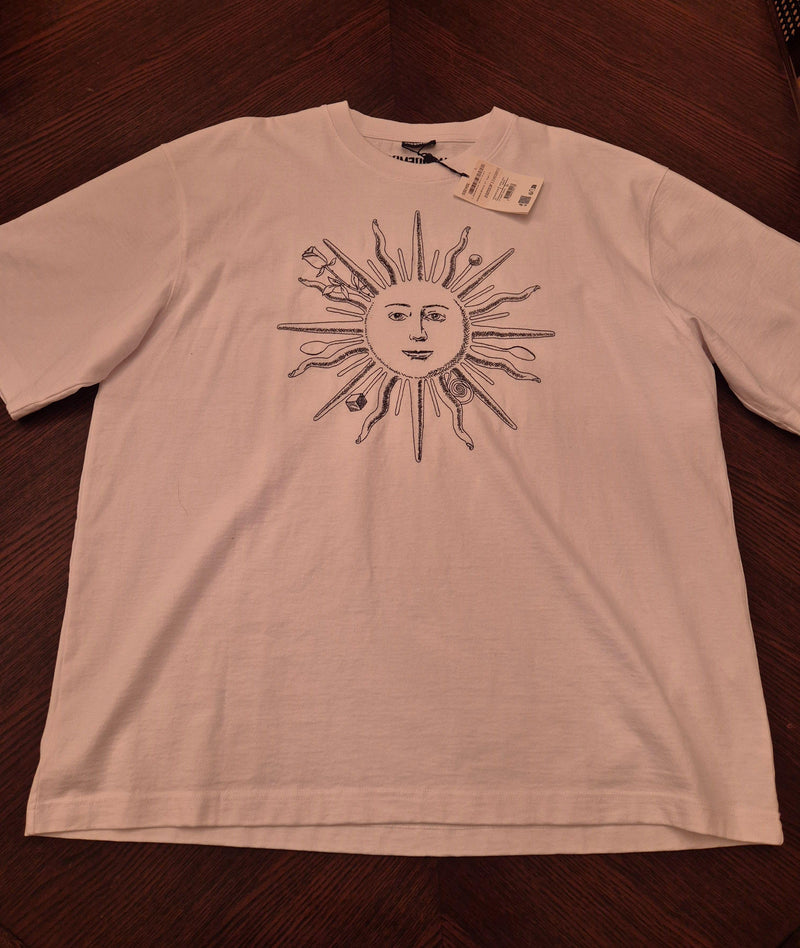 Jacquemus Sun Print White Cotton T-Shirt