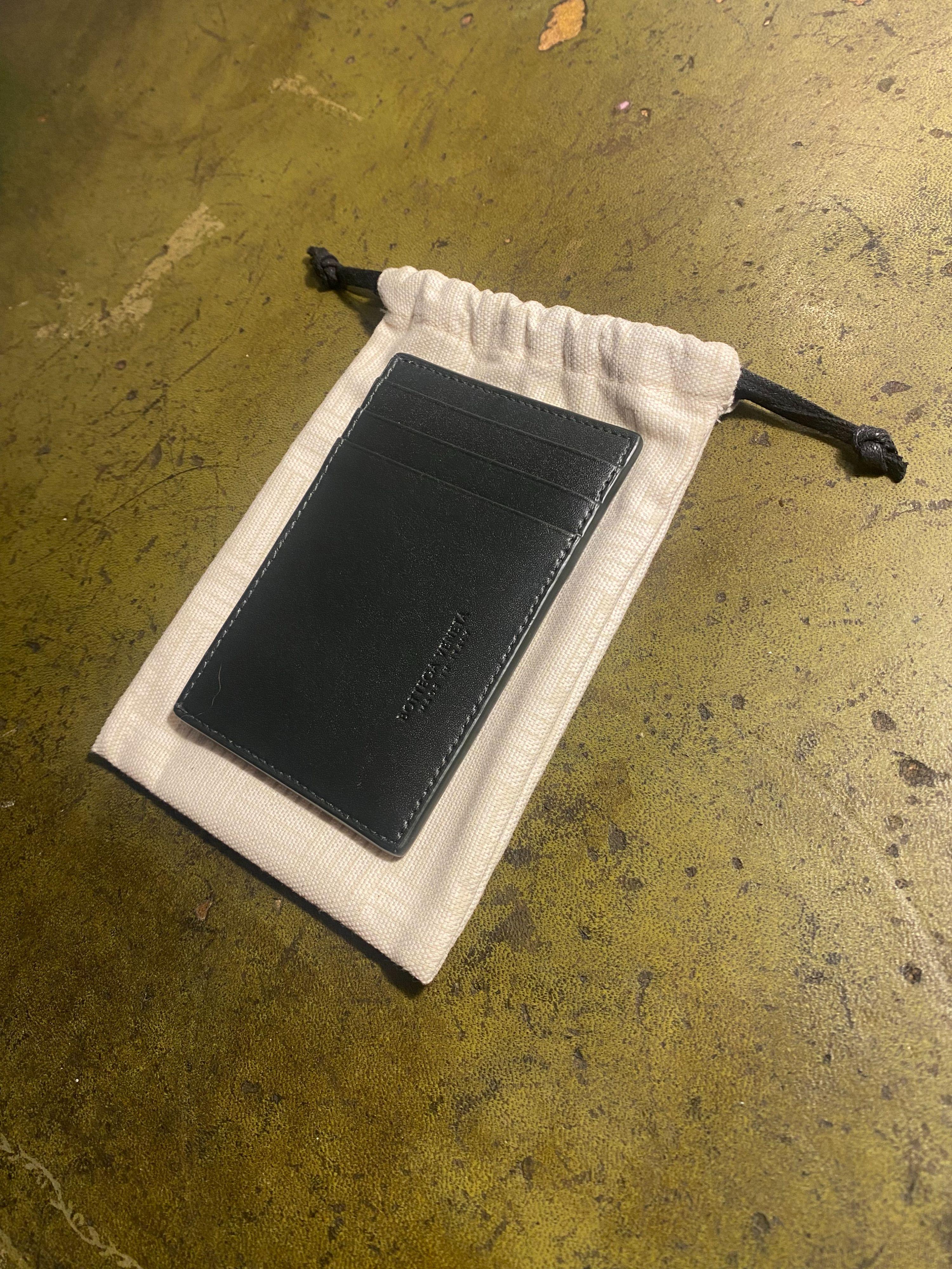 Bottega Veneta Dark Moss Credit Card Holder