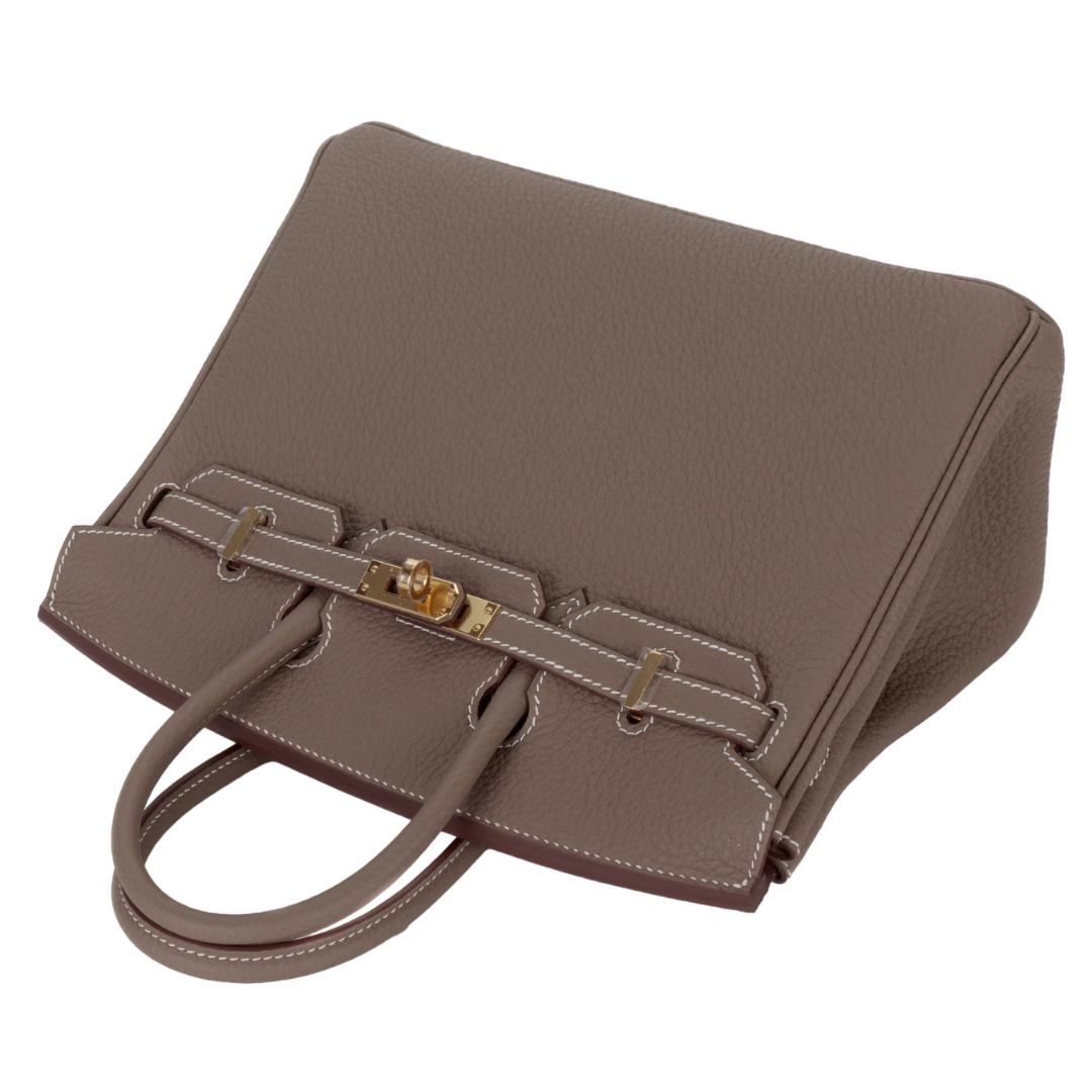 Hermès Birkin 25cm Togo Etoupe Gold Hardware