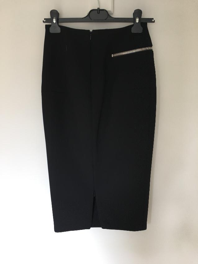 Victoria Beckham Zip Detail Pencil Skirt