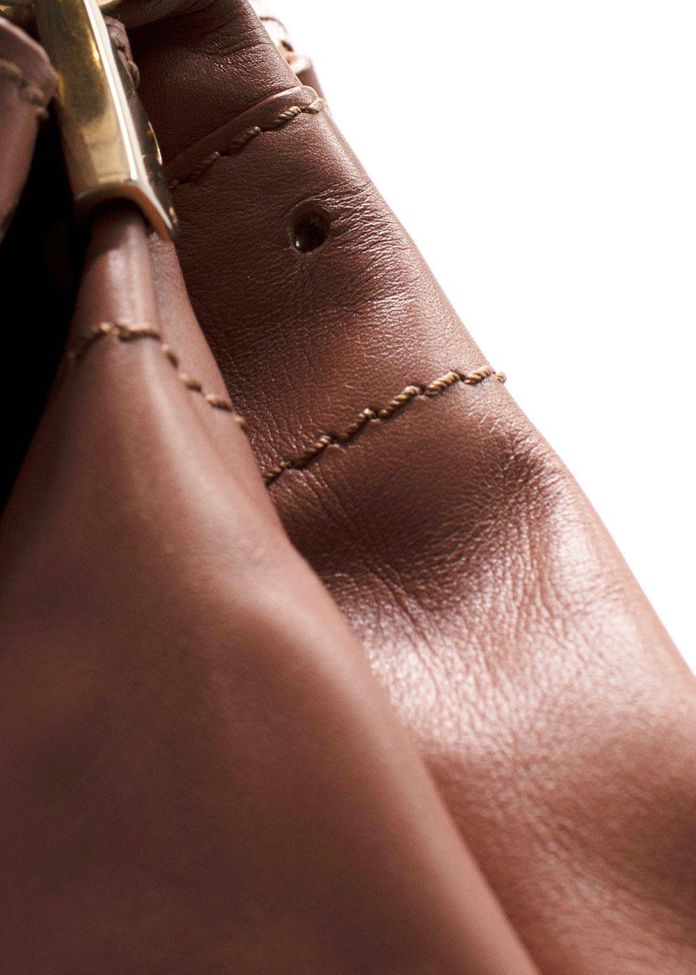 Nina Ricci Leather Shoulder + Top-Handle Bag