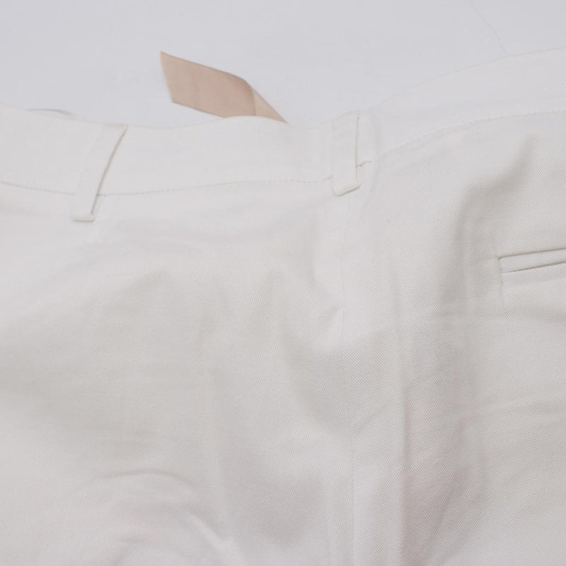No.21 White Capri Shorts with Lace Detailing