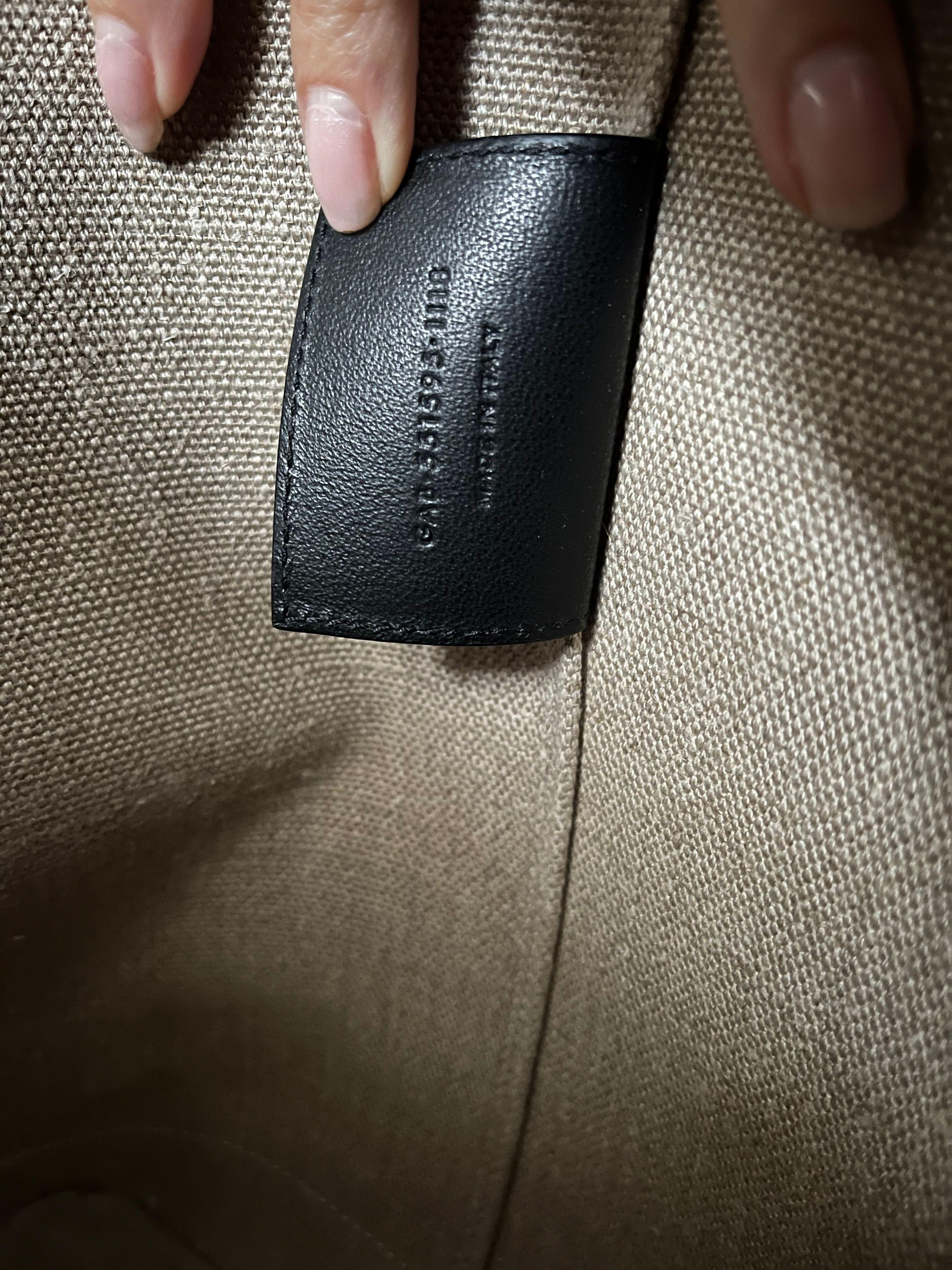 Saint Laurent Teddy Canvas Shopper Tote