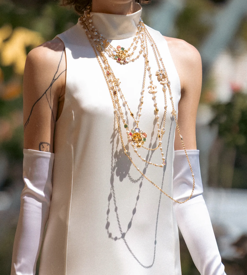 Chanel Resort Cream Silk Gown