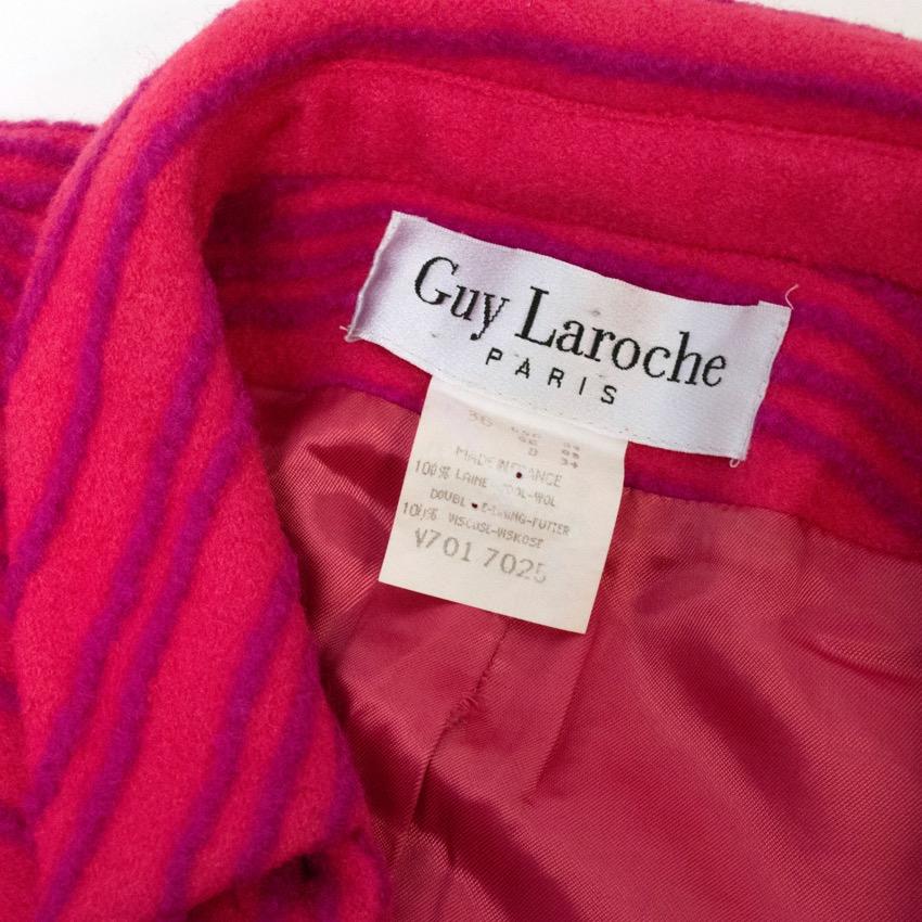 Guy Laroche Striped Wool Jacket