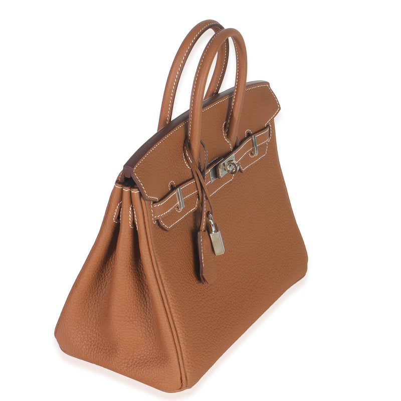 Hermès Togo Birkin 25 PHW Gold