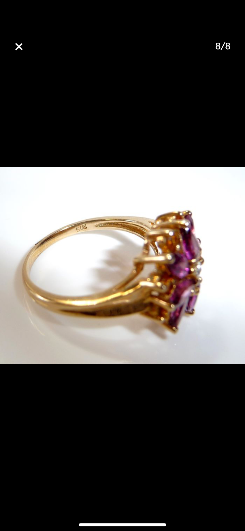 Bespoke Diamond, Amethyst & Citrine Gold Flower Ring