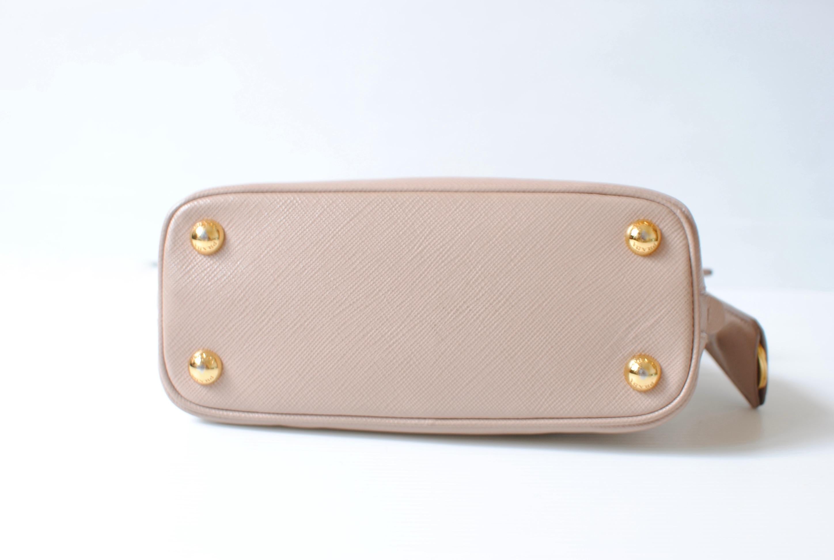 Prada Pink Saffiano Leather Promenade
