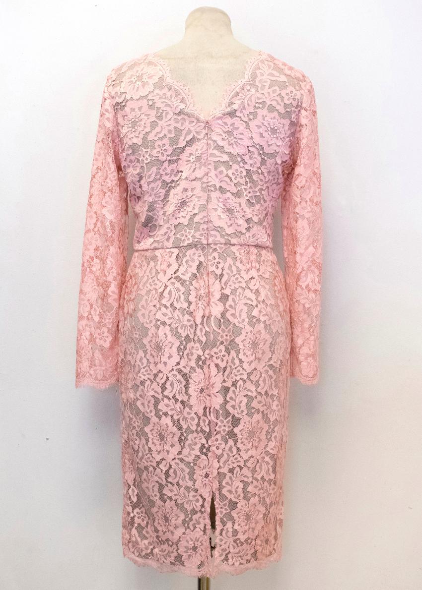 Gina Bacconi Pink Lace Dress