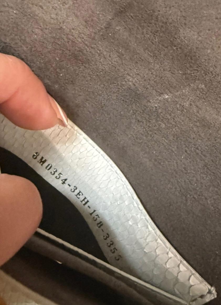 Fendi Python Micro Baguette Bag