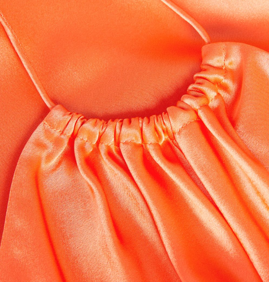 Alice + Olivia Coral Zumi Halterneck Maxi Dress