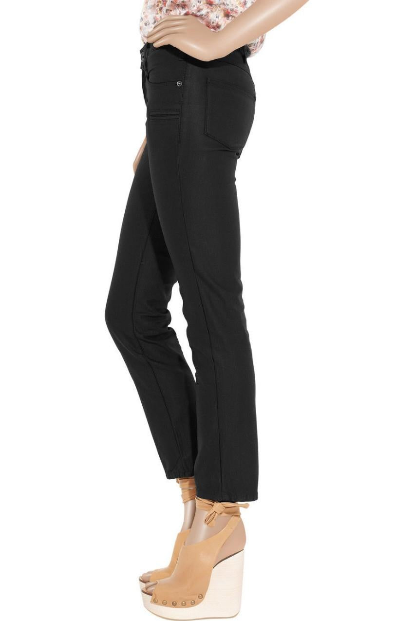 Theyskens’ Theory Black Weji Washed Plyne Jeans