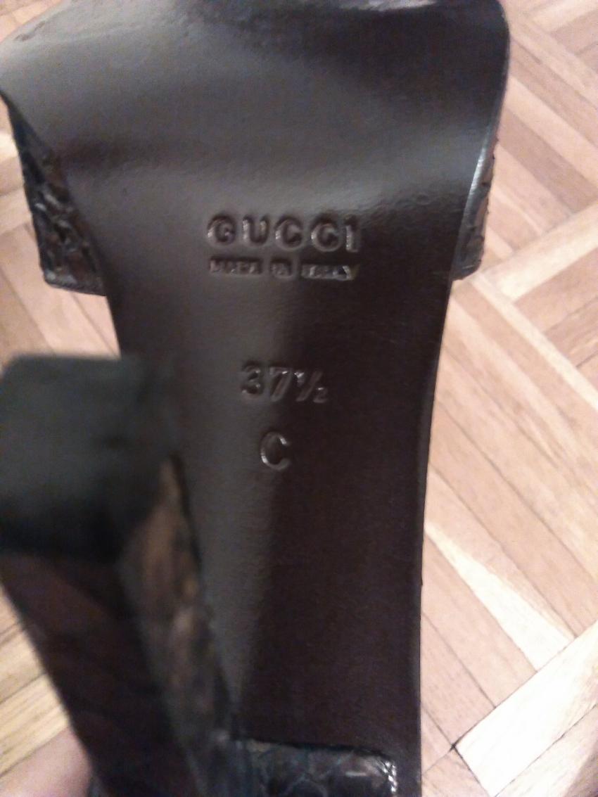 Gucci Snakeskin Decollete Stiletto Heels