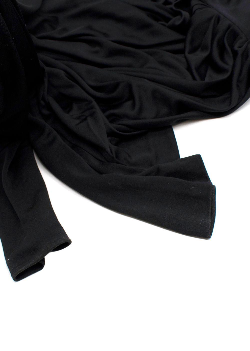 Alexander McQueen Black Silk Blend Harem Pants